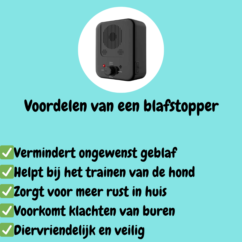 WoofDetector - De slimme oplossing tegen blaffen