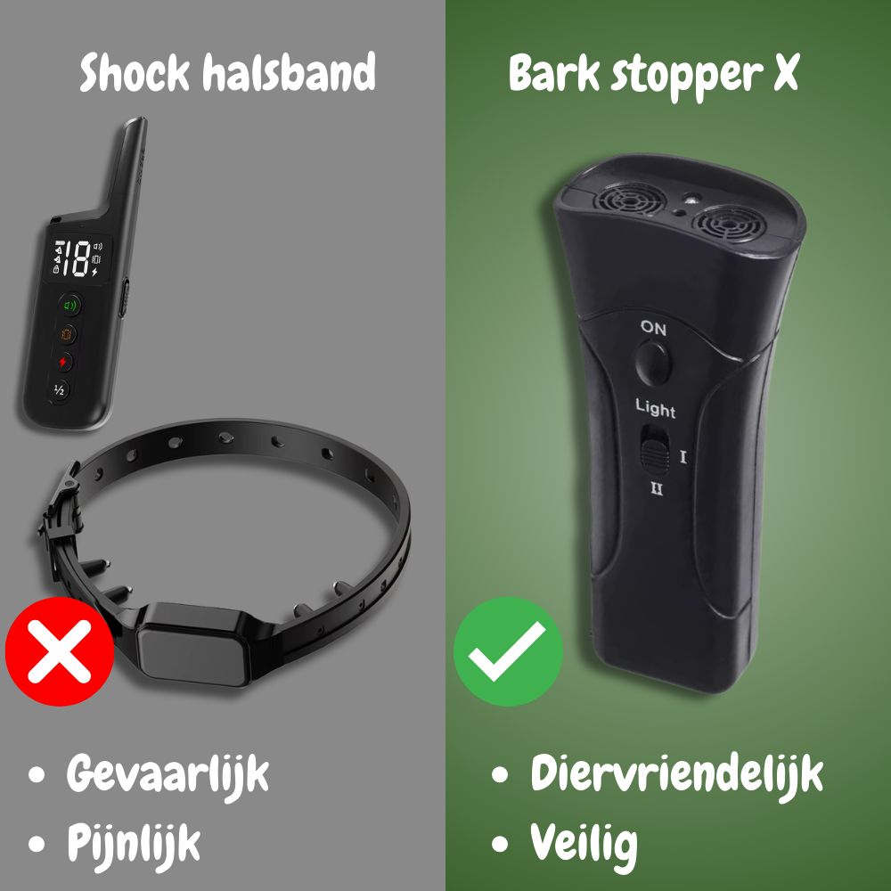 Bark Stopper X - Stopt blaffen en ander ongewenst gedrag
