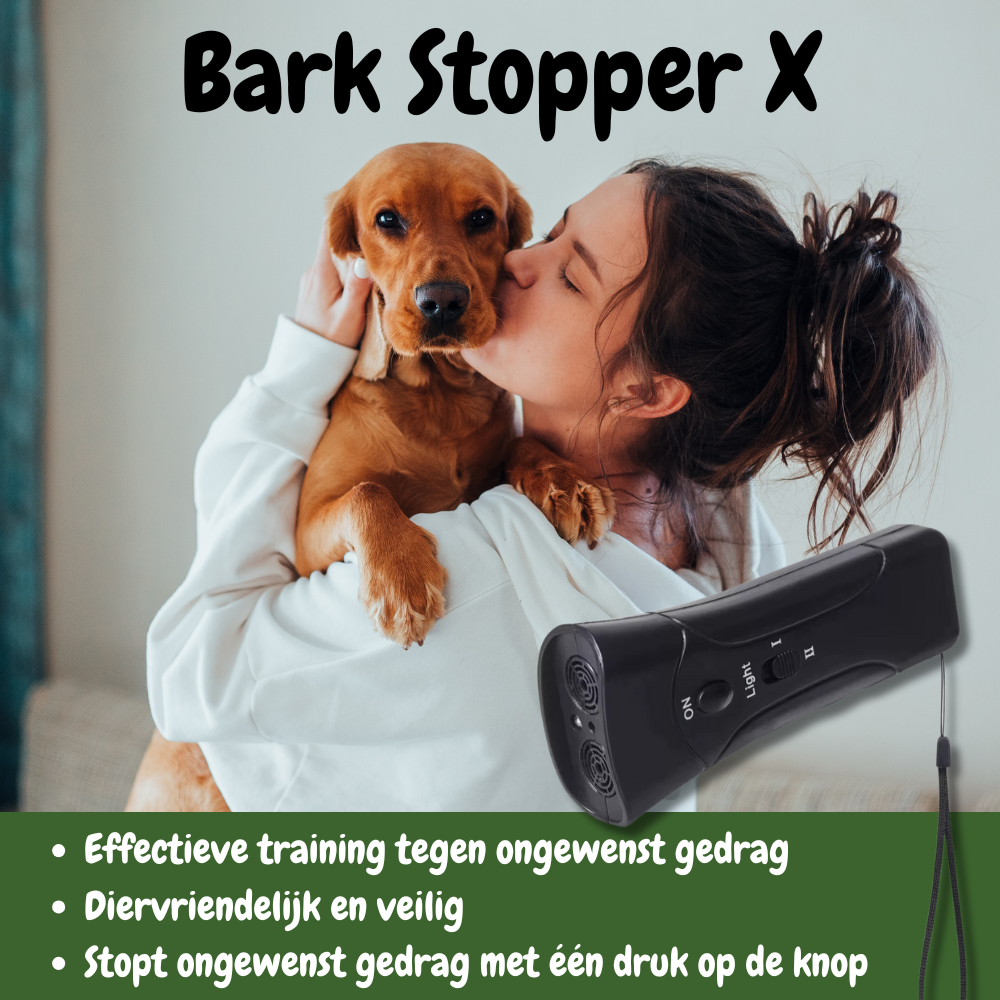 Bark Stopper X - Stopt blaffen en ander ongewenst gedrag Bark stopper  x