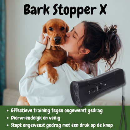 Bark Stopper X - Stopt blaffen en ander ongewenst gedrag Bark stopper  x