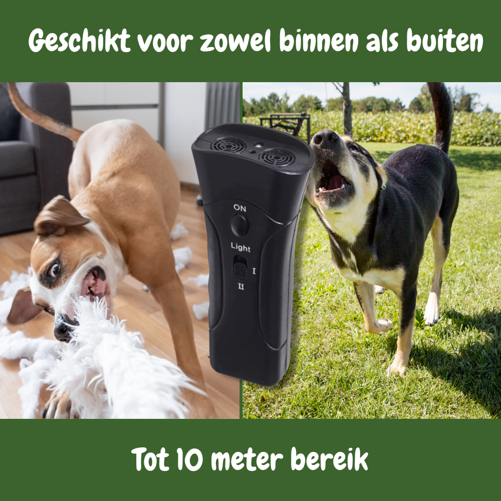 Bark Stopper X - Stopt blaffen en ander ongewenst gedrag Geschikt voor zowel binnen als buiten